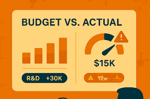 Enhancing Financial Oversight in the Pharmaceutical Industry with Budget vs Actual Dashboard